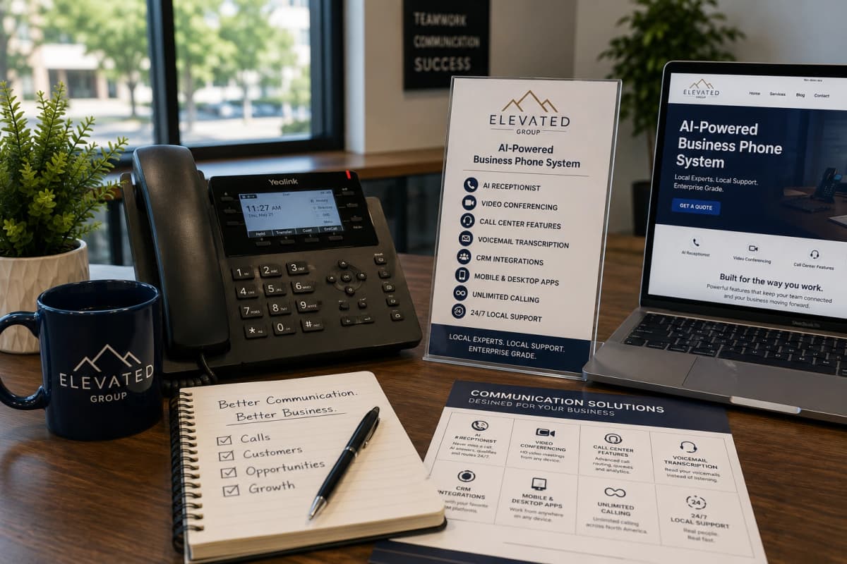 Get a custom quote for AI Recepionist from Elevated Group