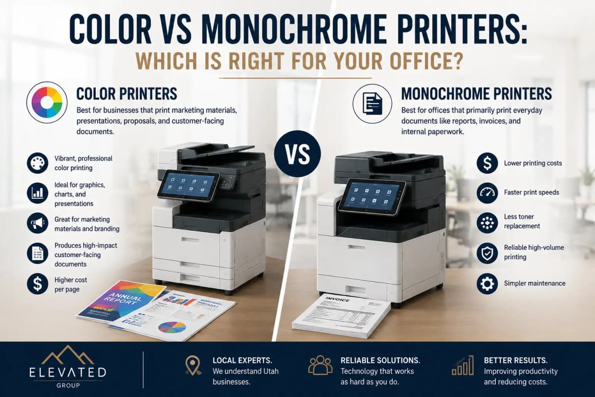 Color Printers vs Mono printers for business