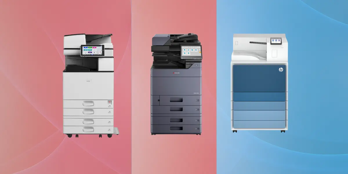 Comparing Ricoh, Kyocera, and HP Copiers