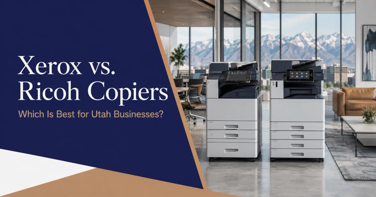 Comparing Xerox and Ricoh Copiers for Utah Businesses