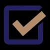 Checkmark icon with Elevated Group colors