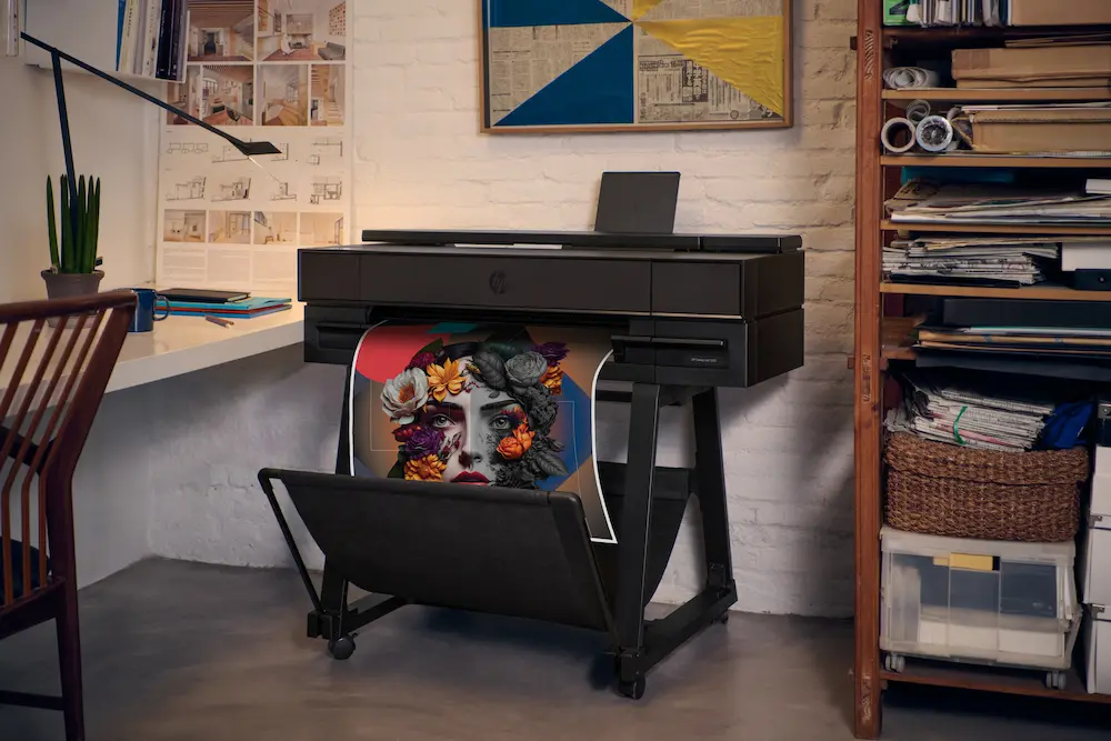Image of HP Design Jet Large Format Printer